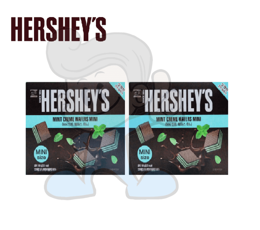 Hershey's Mint Creme Wafers Mini Size (2 x 200 g)