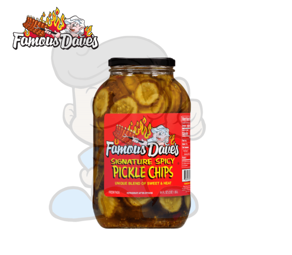 Famouse Dave's Signature Spicy Pickle Chips 1.89L