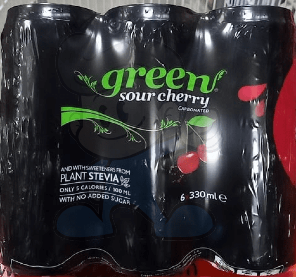 Green Cola Sour Cherry (6 x 330ml), Set of 2