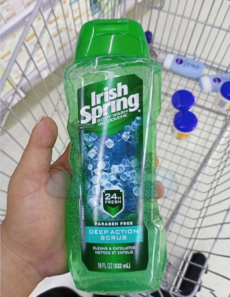 Irish Spring Body Wash Deep Action Scrub 532ml