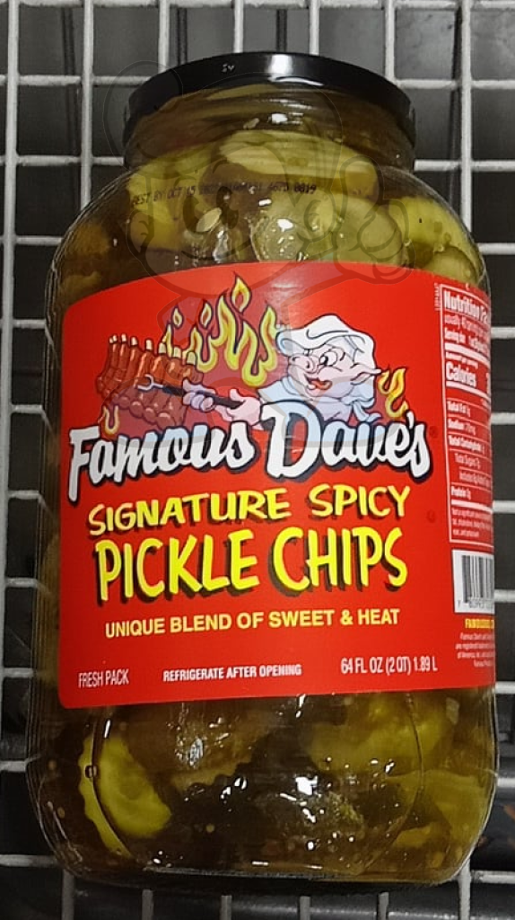 Famouse Dave's Signature Spicy Pickle Chips 1.89L