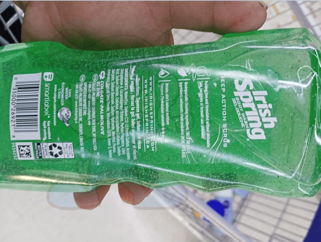 Irish Spring Body Wash Deep Action Scrub 532ml
