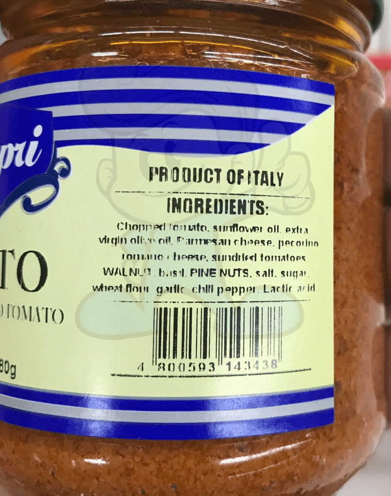 Capri Pesto with Sundried Tomato (2 x 180 g)