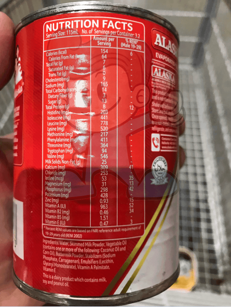 Alaska Evaporated Filled Milk (6 X 370Ml) Groceries