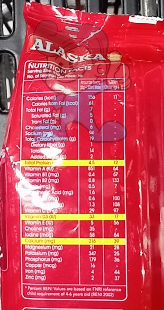 Alaska Fortified Powdered Milk Drink (2 X 330 G) Groceries