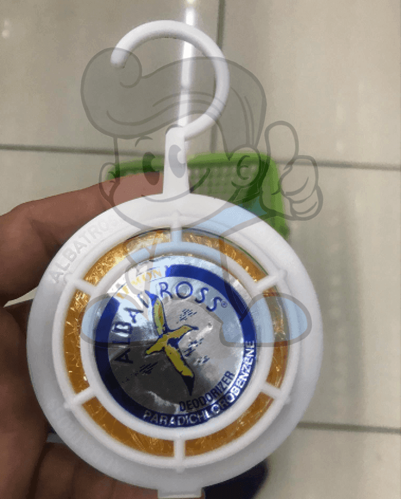 Albatross Bathroom Deodorizer Lemon With Holder (6 X 50G) Household Supplies