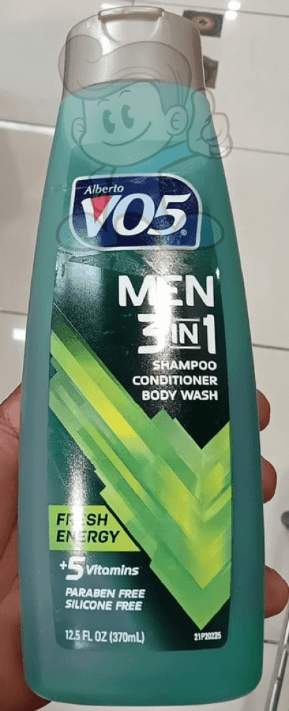 Alberto Vo5 Men 3 In 1 Fresh Energy (2 X 370Ml) Beauty