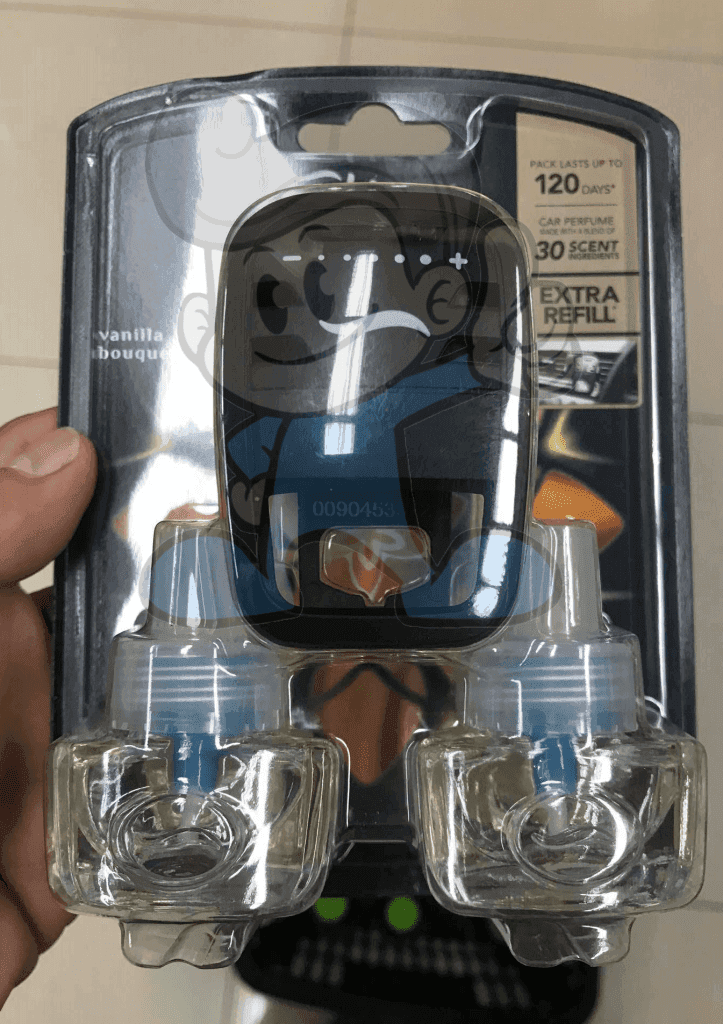 Ambi Pur Luxe Car Vent Clip Air Freshener With Extra Refill Vanilla Bouquet (2 X 7.5 Ml) Motors