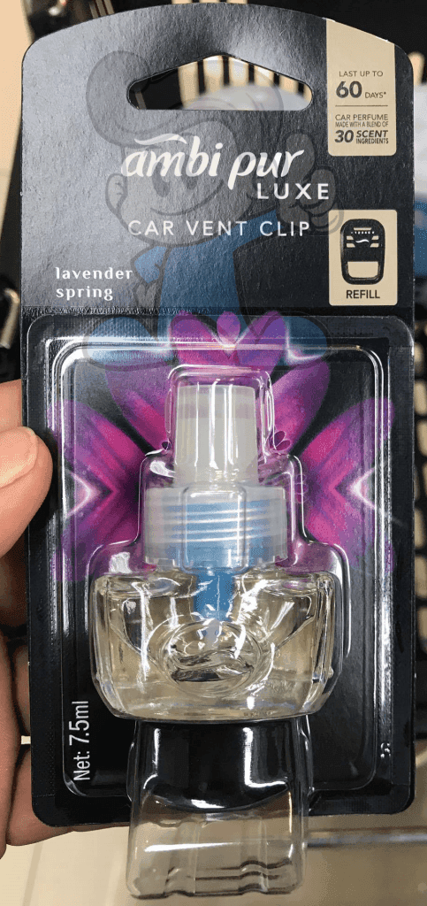 Ambi Pur Luxe Car Vent Clip Refill Lavender Spring (2 X 7.5 Ml) Motors