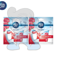 Ambi Pur Toilet Fresh Real Perfume Rose Scent (2 X 5.5 Ml) Household Supplies