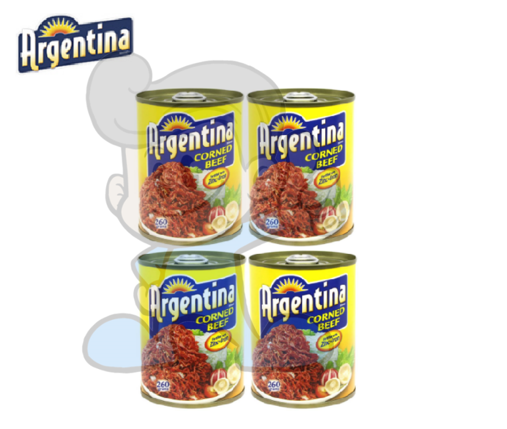 Argentina Corned Beef (4 X 260 G) Groceries
