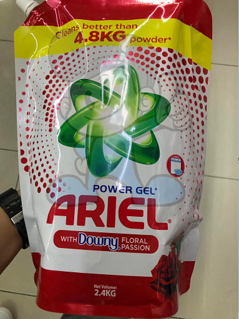 Ariel Liquid Power Gel With Downy Passion Refill 2.4Kg Household Supplies