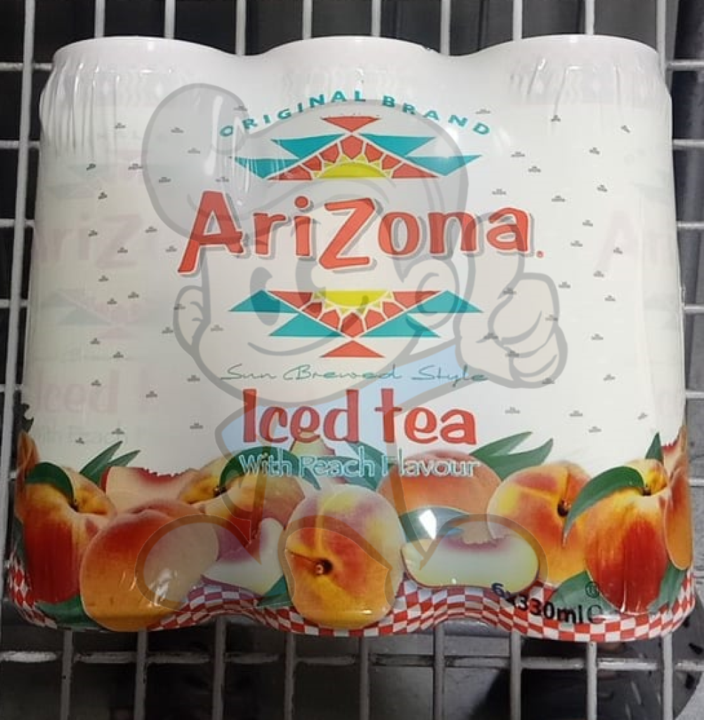 Arizona Iced Tea With Peach Flavor (6 X 330 Ml) Groceries