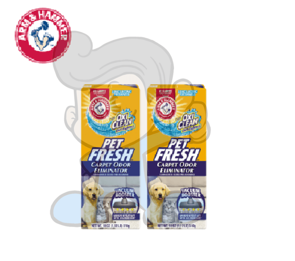 Arm & Hammer Pet Fresh Carpet Odor Eliminator Plus Oxiclean (2 X 16.3 Oz) Household Supplies