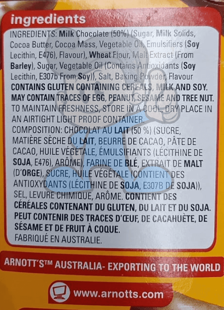 Arnott's Teevee Snacks Malt Sticks 175G Groceries