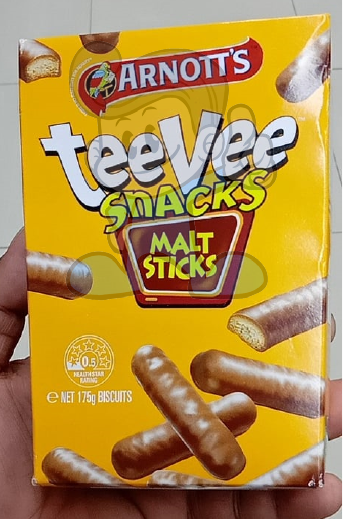 Arnott's Teevee Snacks Malt Sticks 175G Groceries