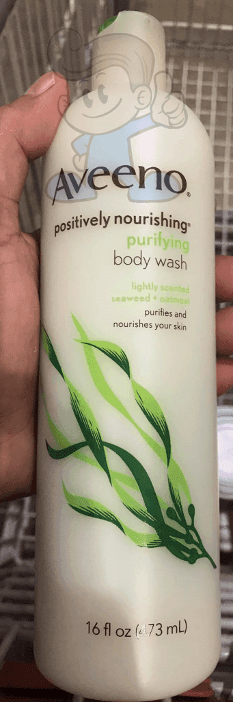 Aveeno Positively Nourishing Purifying Body Wash 473Ml Beauty