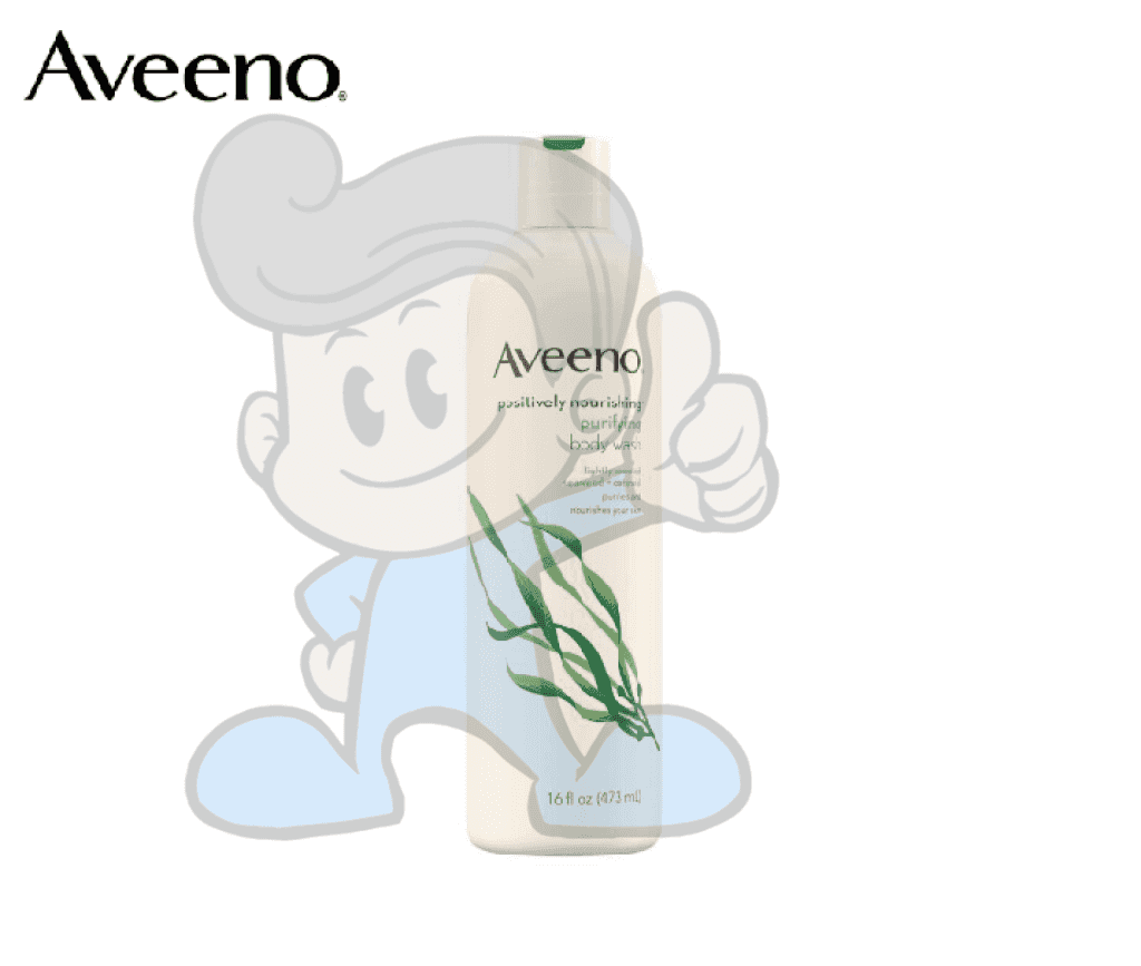 Aveeno Positively Nourishing Purifying Body Wash 473Ml Beauty