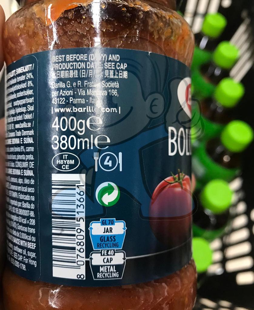 Barilla Bolognese - 100 %pomodoro Italiano (2 X 400G) Groceries