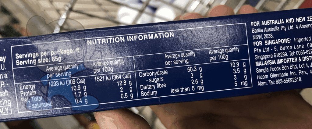 Barilla Spaghetti Durum Wheat Semolina Pasta N.5 (2 X 500 G) Groceries