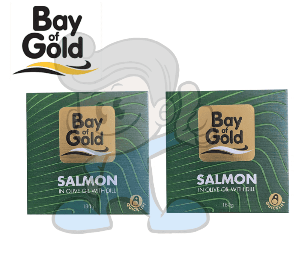Bay Of Gold Salmon In Olive Oil With Dill (2 X 180G) Groceries