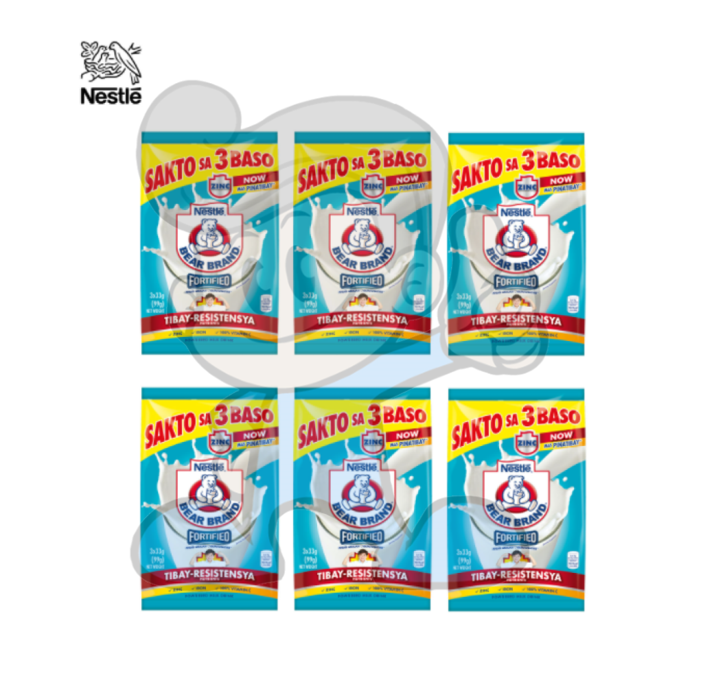 Bear Brand Powdered Milk Drink (6 X 99G) Groceries