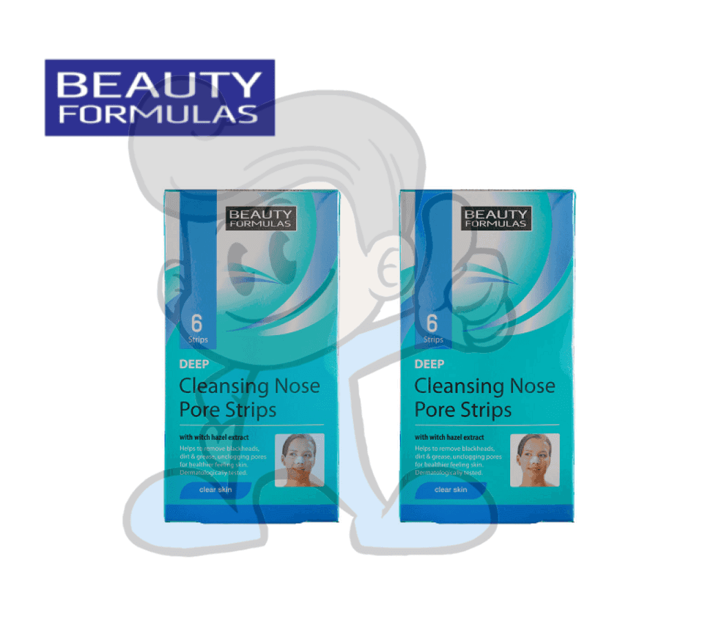 Beauty Formulas - Cleansing Nose Pore Strips (2 X 6S)