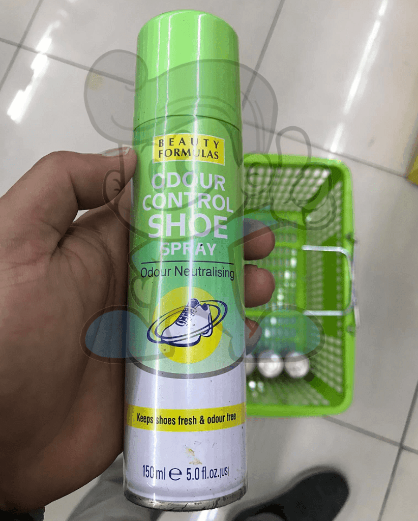 Beauty Formulas Odour Control Shoe Spray (2 X 150Ml) Household Supplies