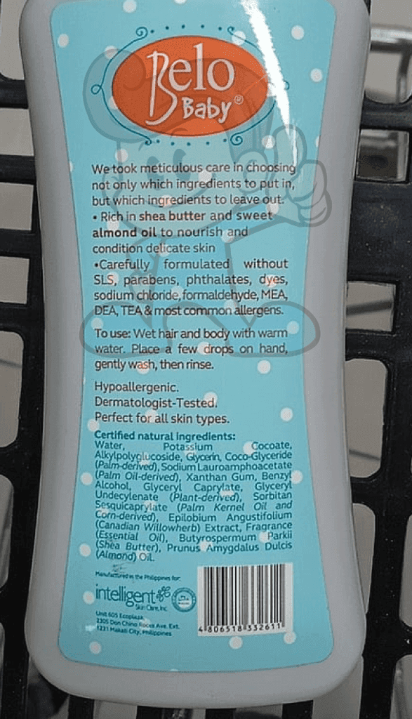 Belo Baby Hair And Body Wash 200Ml Mother &