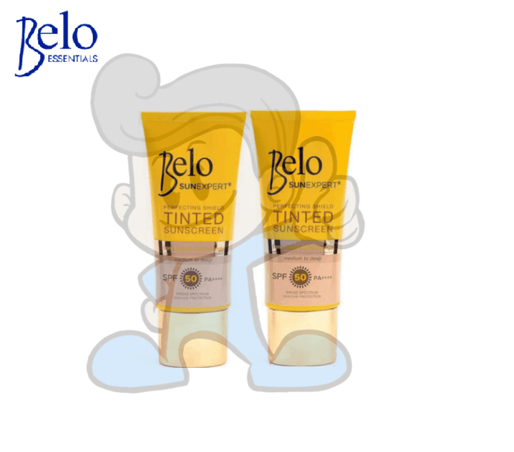 Belo Sunexpert Perfecting Shield Tinted Sunscreen Spf50 Pa++++ (2 X 50Ml) Beauty