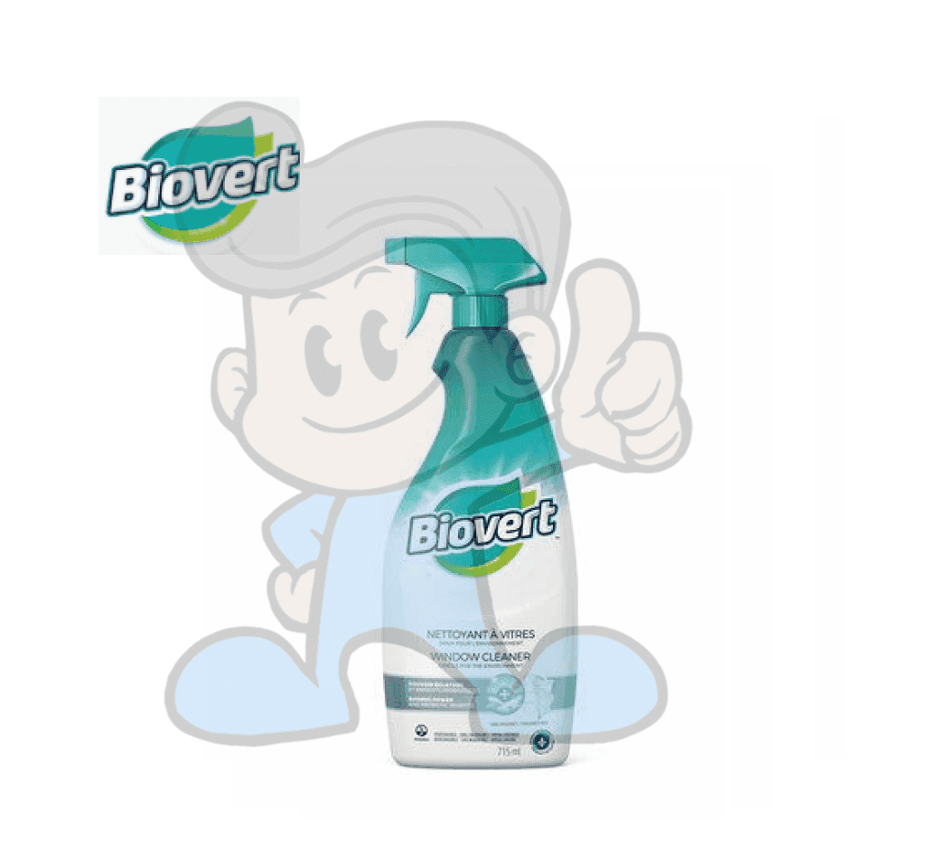 Biovert Window Cleaner 715Ml Household Supplies