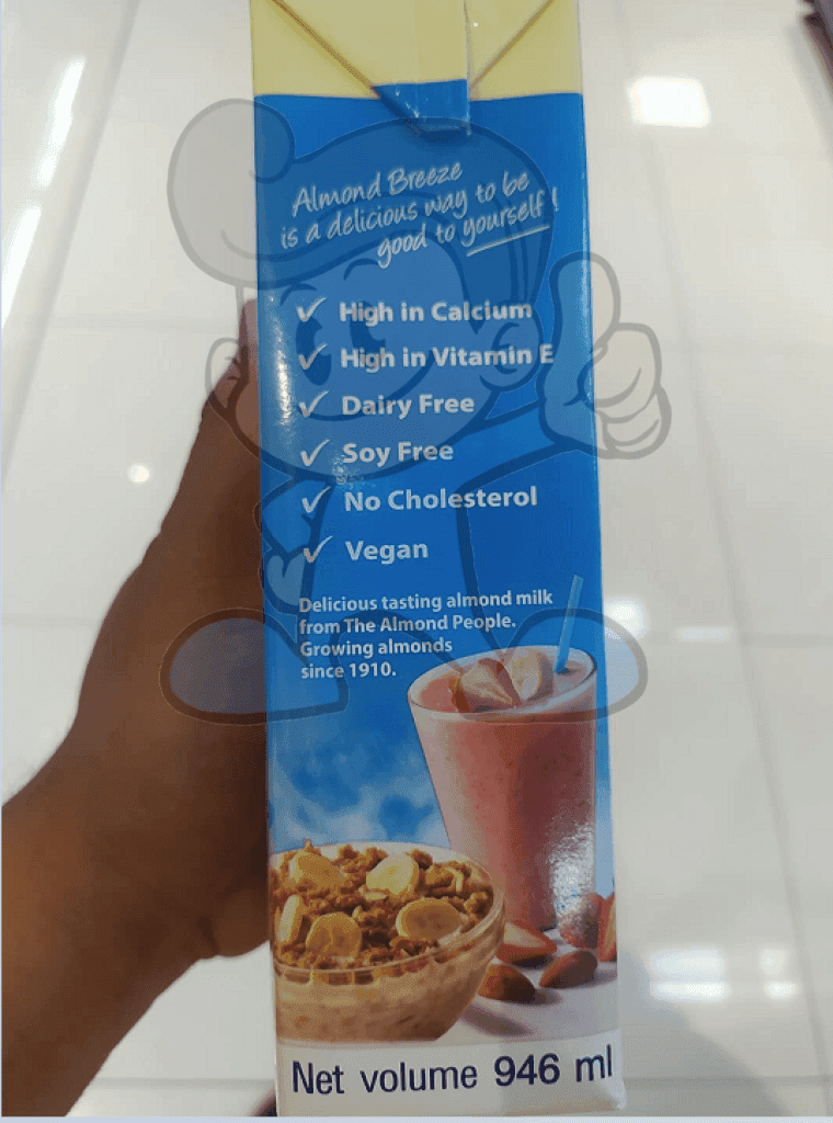 Blue Diamond Almond Breeze Milk Vanilla (2 X 946Ml) Groceries