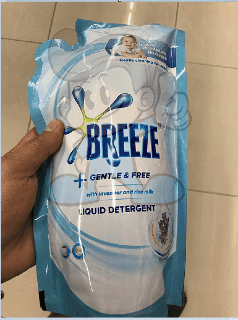 Breeze Gentle Free Liquid Detergent Bottle (2 X 650Ml) Household Supplies