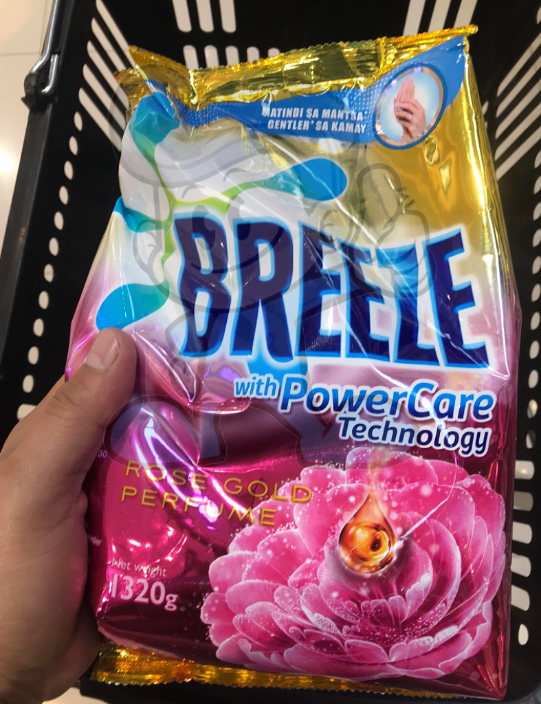 Breeze Laundry Powder Detergent Rose Gold Perfume 1320G Household Supplies
