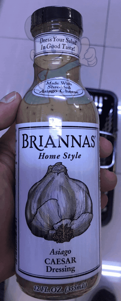 Briannas Home Style Asiago Caesar Dressing 355Ml Groceries