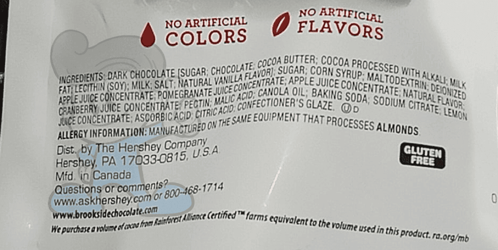 Brookside Dark Chocolate Pomegranate Flavor 595G Groceries