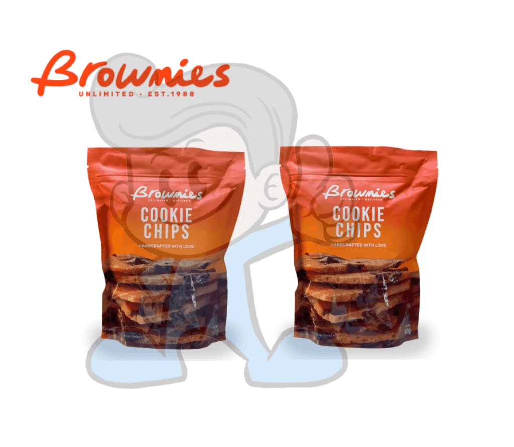 Brownies Unlimited Cookie Chips (2 X 80G) Groceries