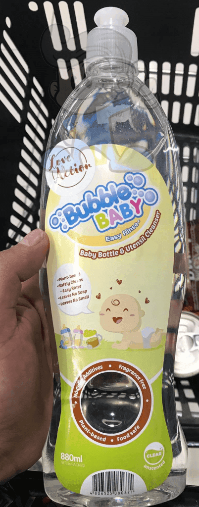 Bubble Baby Bottle And Utensil Cleanser 880Ml Mother &