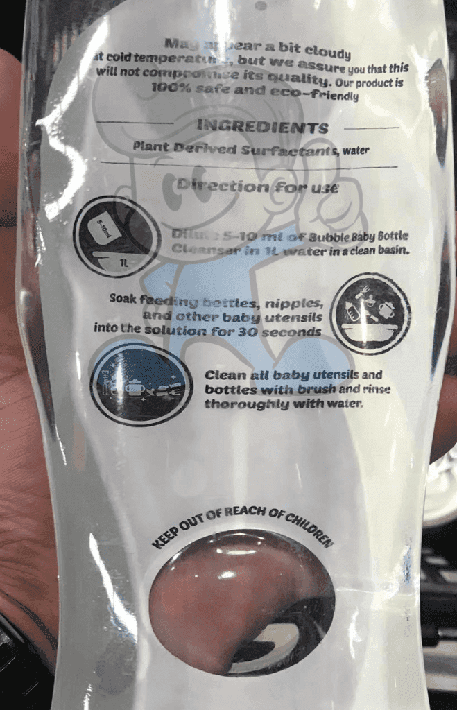 Bubble Baby Bottle And Utensil Cleanser 880Ml Mother &