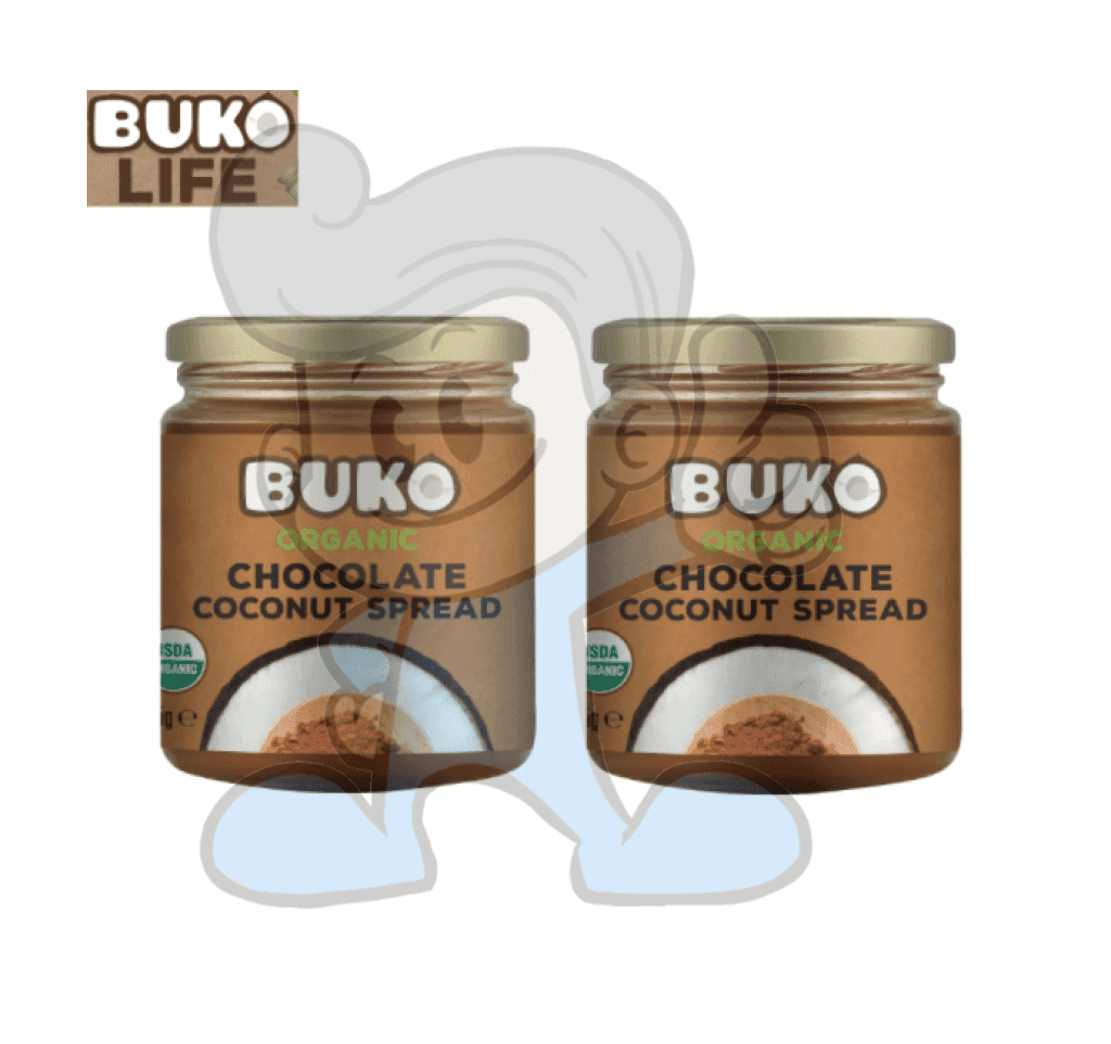 Buko Life Organic Coconut Chocolate Spread (2 X 120G) Groceries