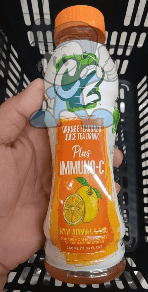 C2 Orange Flavored Juice Tea Drink Plus Immuno-C (6 X 350 Ml) Groceries