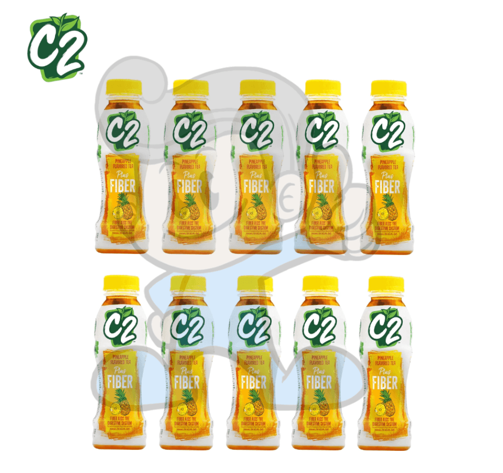 C2 Plus Fiber Pineapple (10 X 350Ml) Groceries