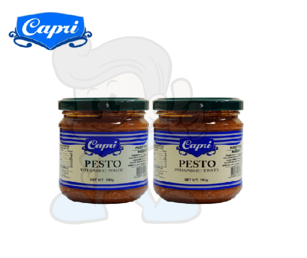 Capri Pesto with Sundried Tomato (2 x 180 g)