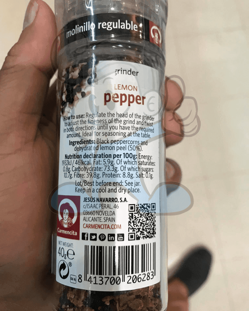 Carmencita Lemon Pepper (2 X 40G) Groceries