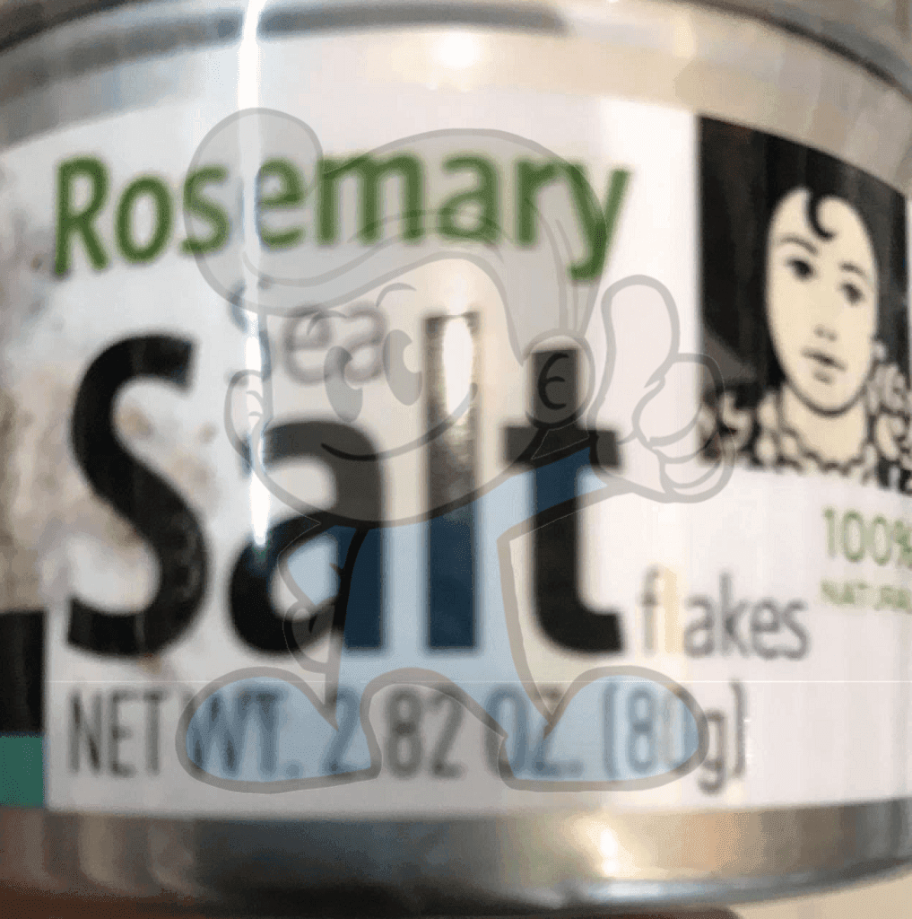 Carmencita Sea Salt Flakes With Rosemary 80G Groceries