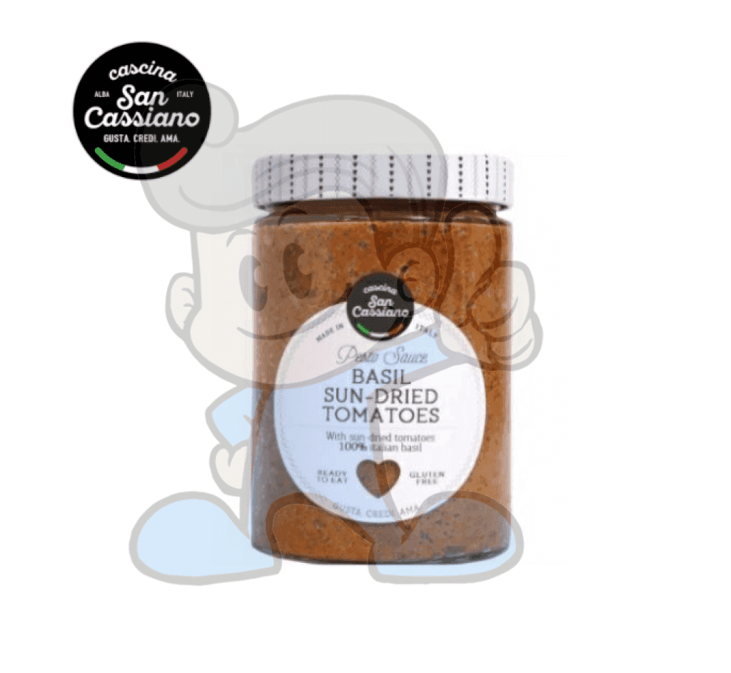 Cascina San Cassiano Red Pesto With Basil And Sun-Dried Tomatoes 540G Groceries