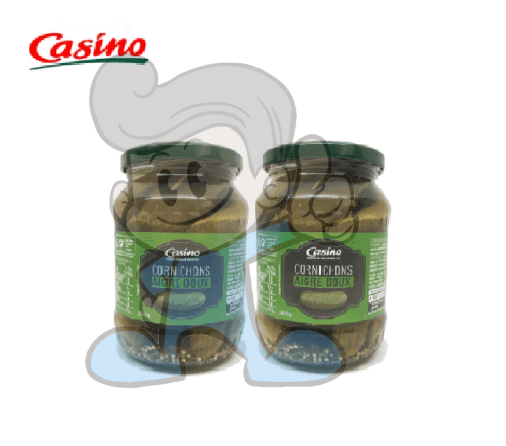 Casino Cornichons Aigre Doux (2 X 360 G) Groceries