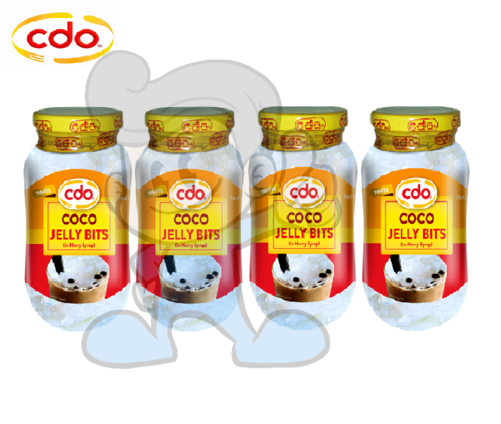 Cdo White Coco Jelly Bits In Heavy Syrup (4 X 340 G) Groceries