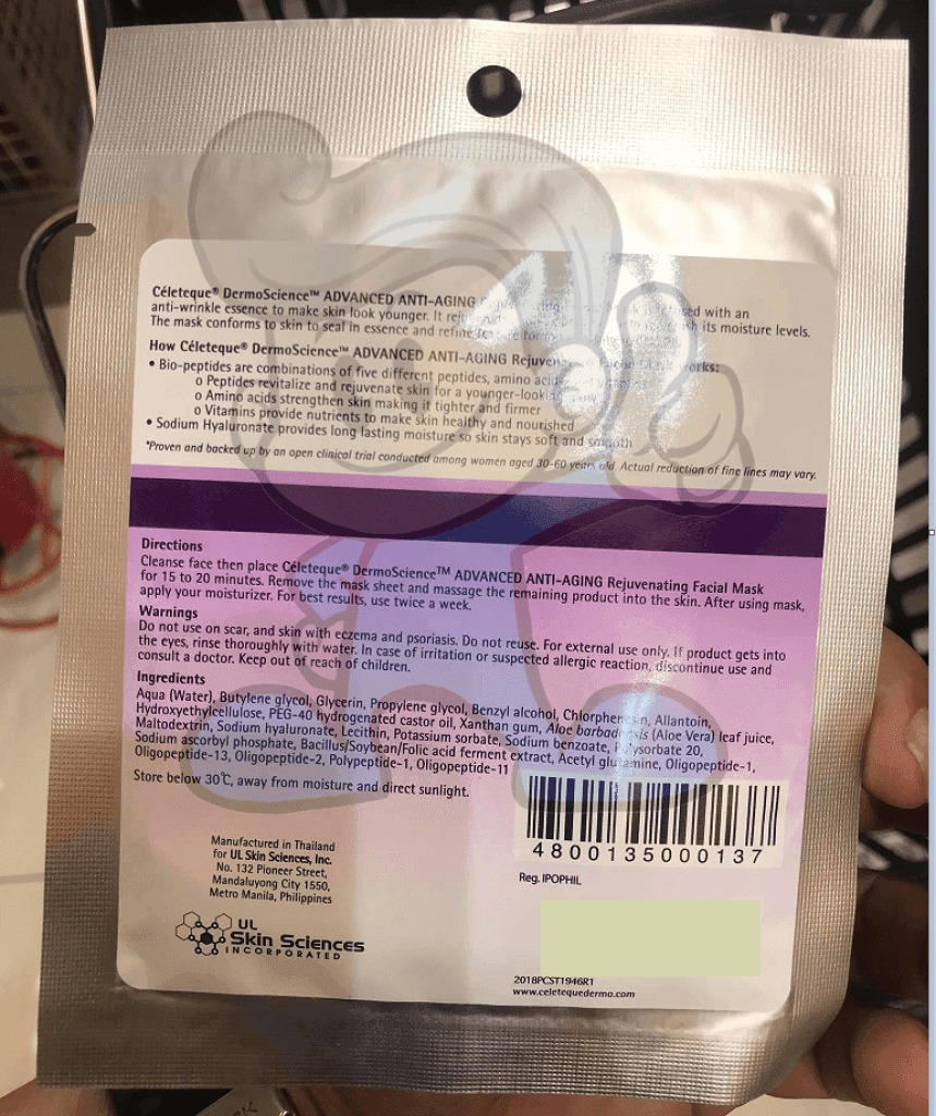 Celeteque Dermoscience Rejuvenating Facial Mask (2 X 20Ml) Beauty