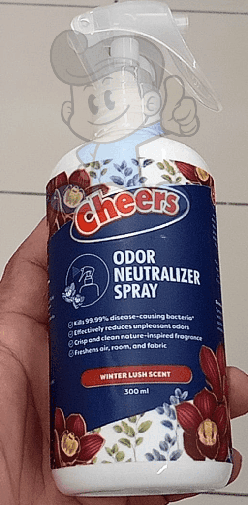 Cheers Odor Neutralizer Spray Winter Lush Scent (2 X 300 Ml) Household Supplies